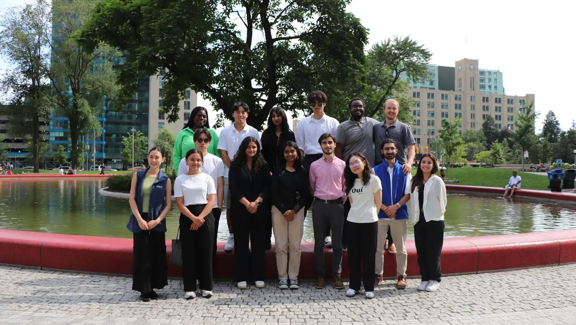 Colombian and Canadian interns