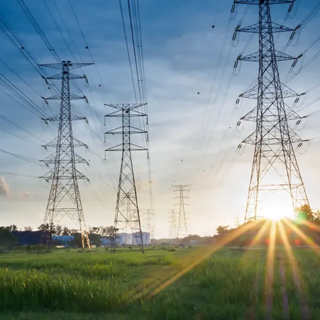 Electricity pylons in Malaysia