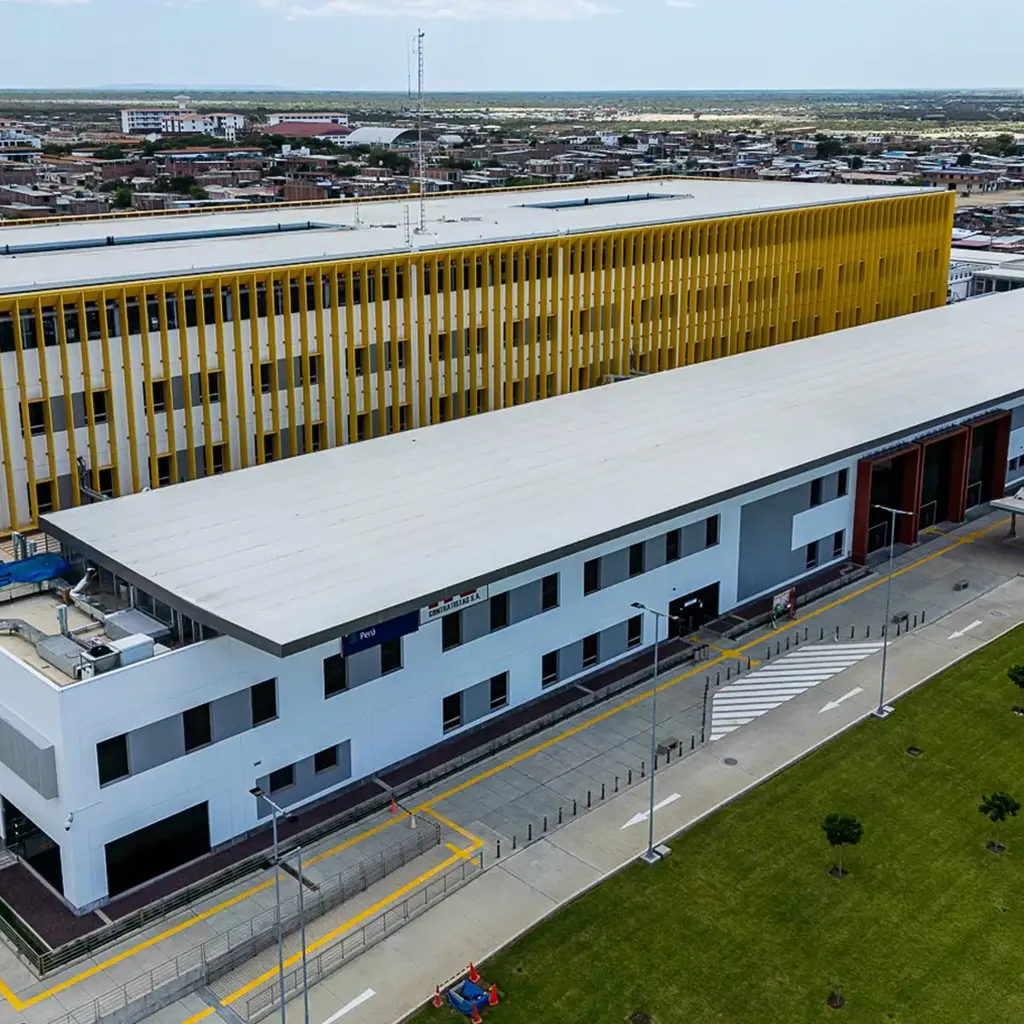 A hospital constructed in Peru