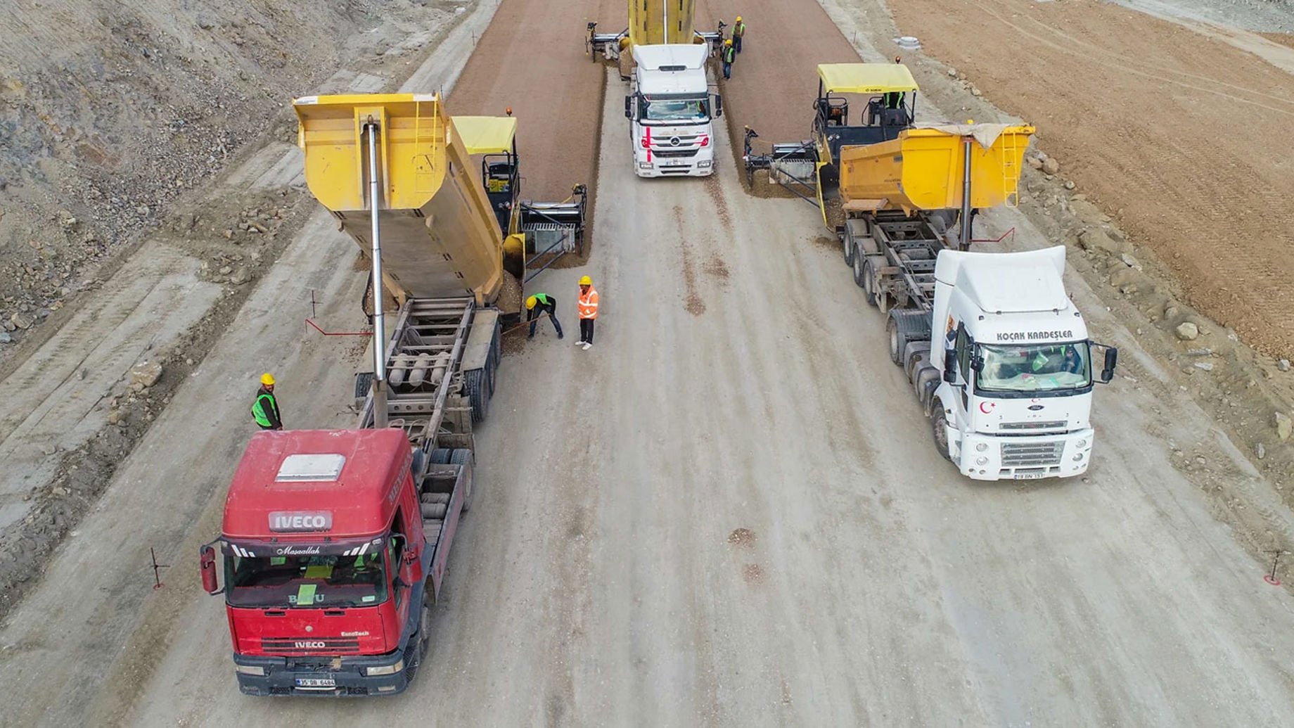 Work underway on the new motorway