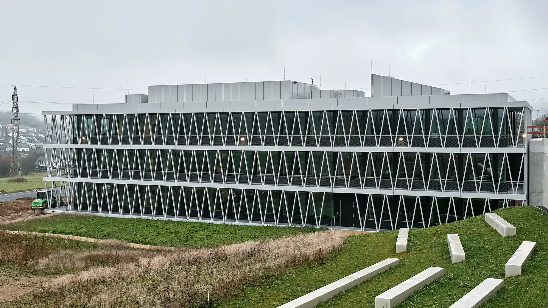 View of the entrance building. © Arup