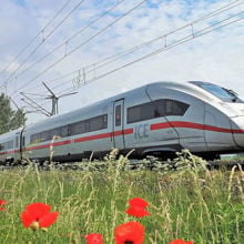 A train in the countryside. Credit: Deutsche Bahn AG / Wolfgang Klee