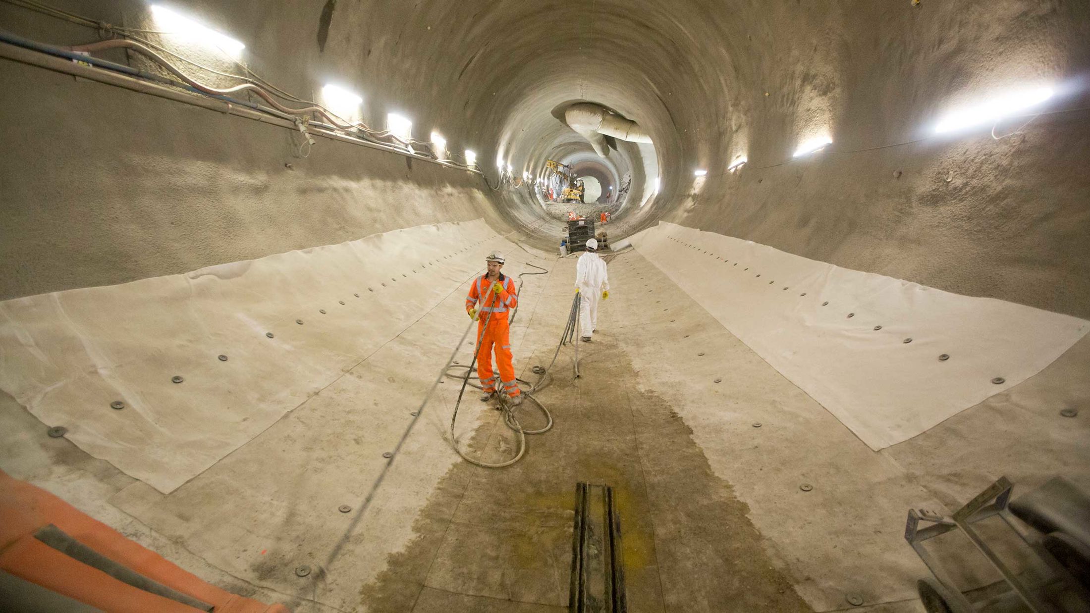 Tunnel near Farringdon Station