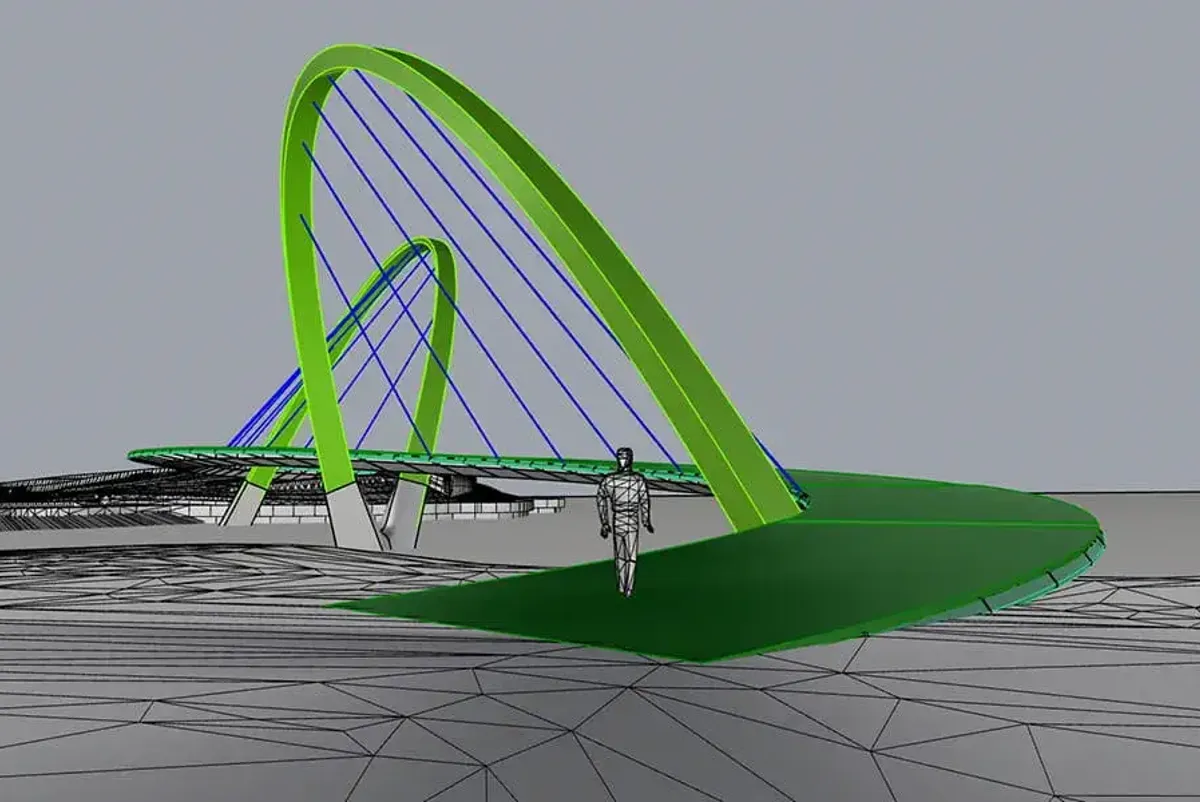 The architect used Rhino and Grasshopper as parametric tools