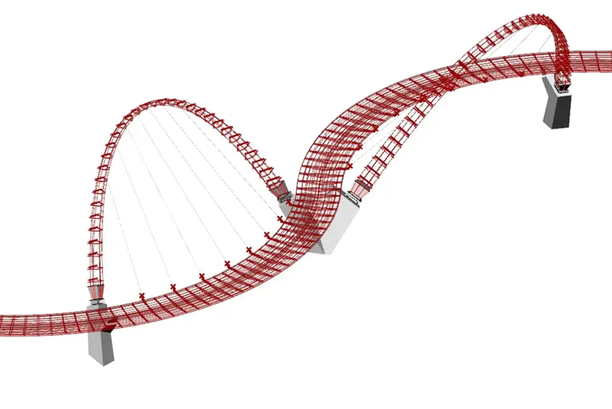 Arup optimised the geometry of the pedestrian pathway to overcome design constraints.