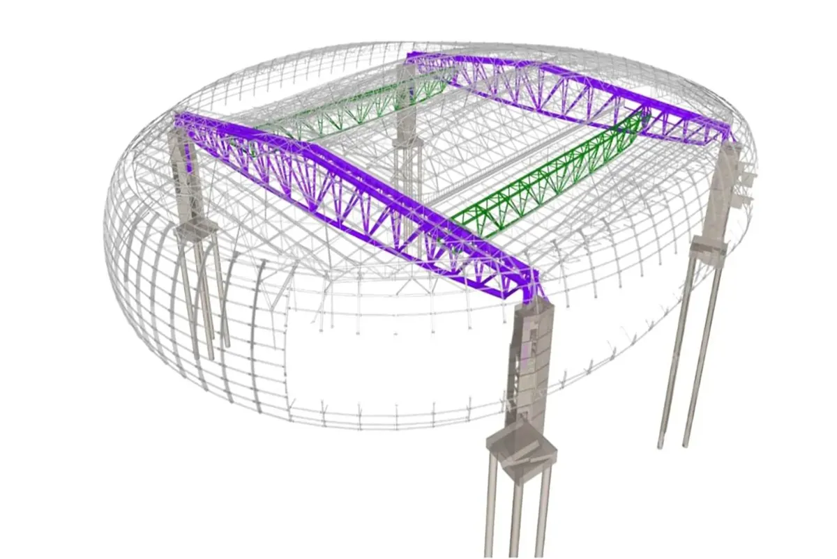 Explore the advanced BIM design of Kai Tak Stadium, which facilitated precise fabrication, reduced waste, and accelerated installation. This innovative approach set new standards in modular design and sustainability, contributing to the project's success and earning the buildingSMART International Award 2024 for Design for Buildings