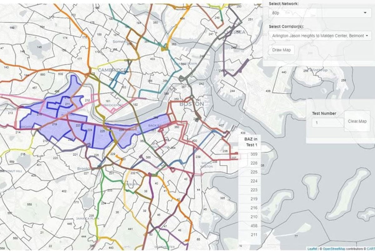 Parametric modelling approach to transport planning