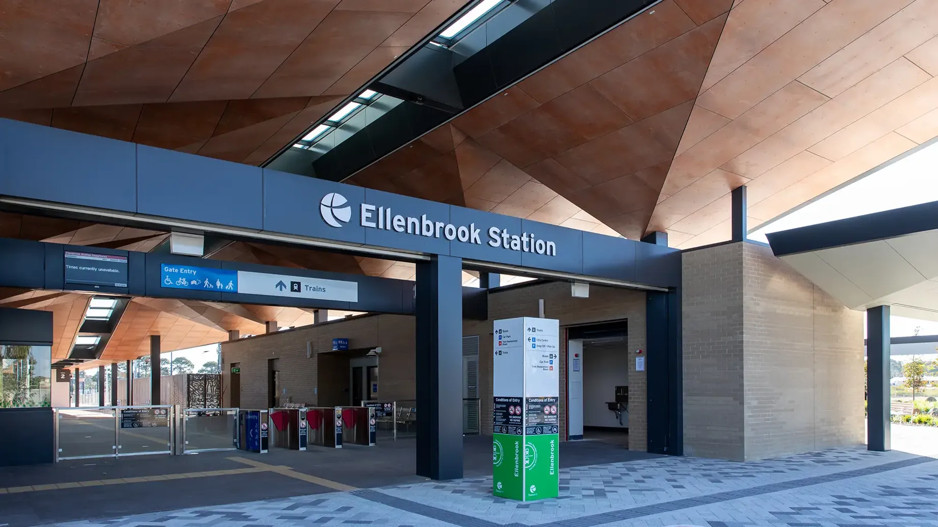 Entrance to Ellenbrook Station