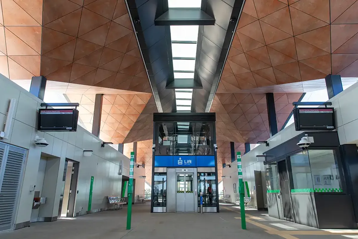 Lifts at Ellenbrook Station