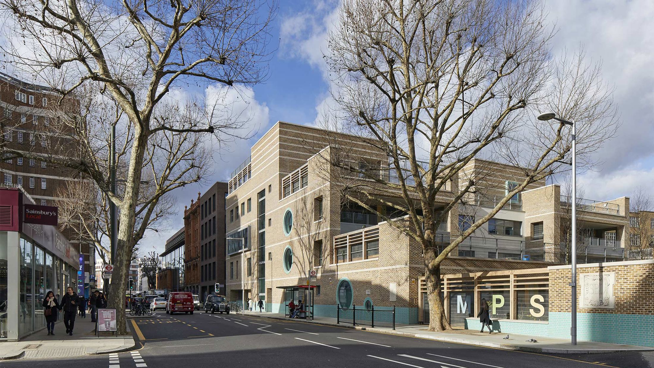 Exterior of the new primary school