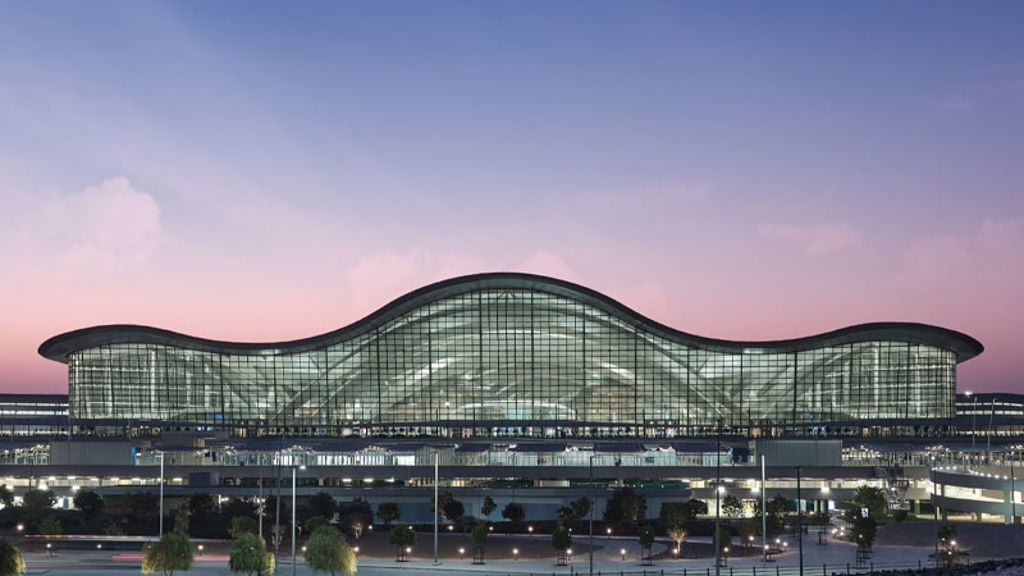 Zayed International Airport exterior view