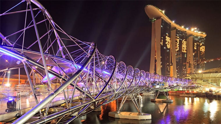 Helix Bridge, Singapore