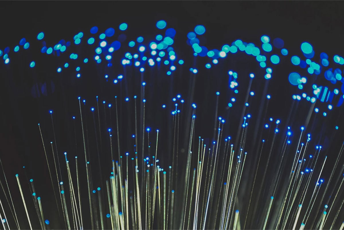 Fibre optic data representation