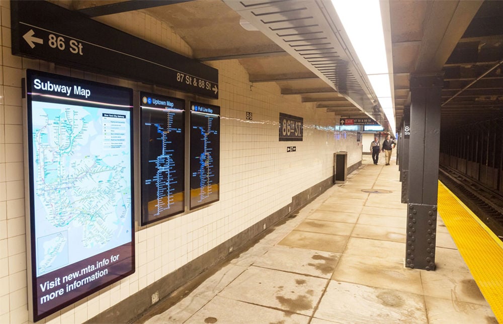 Station on the New York Subway